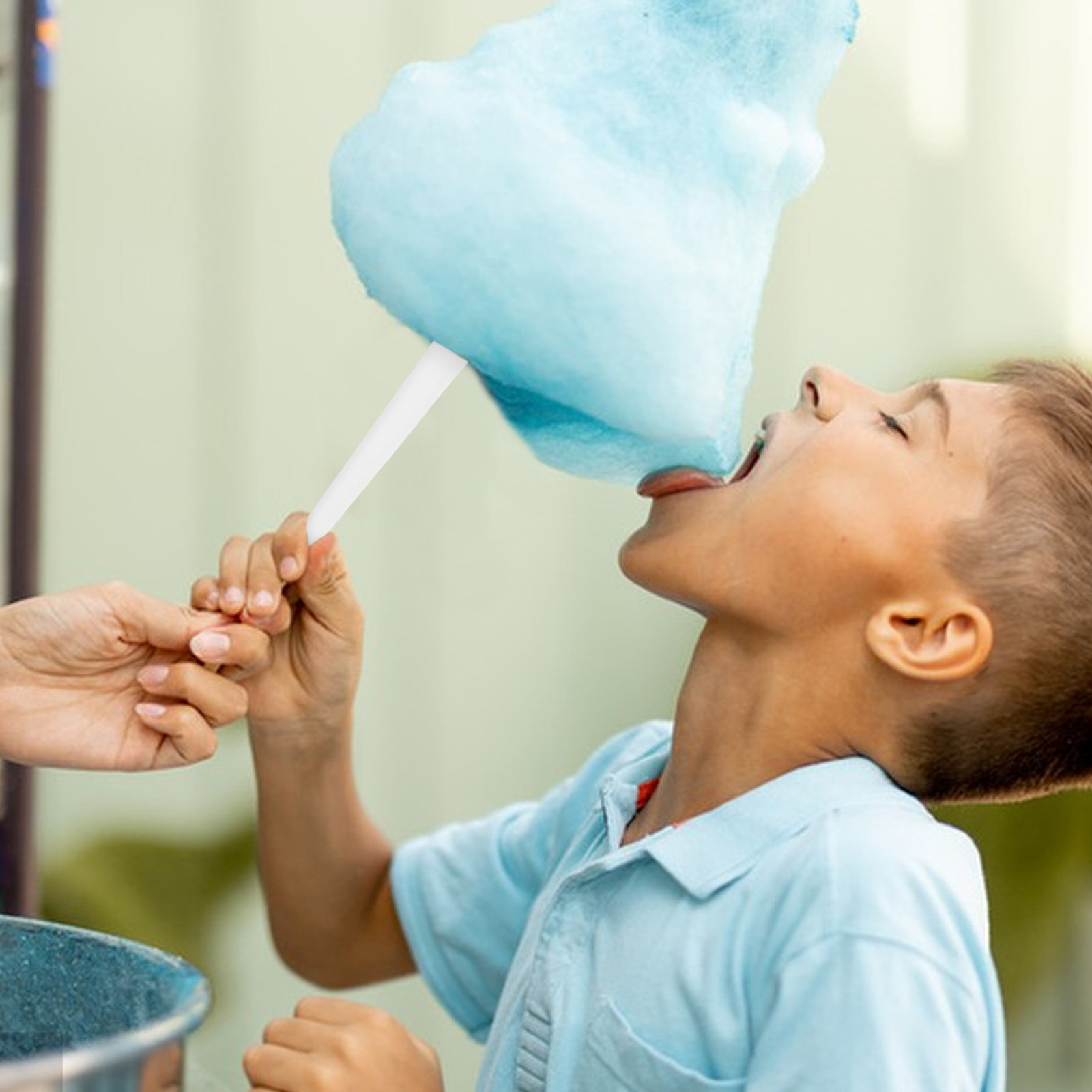 Cotton Candy Cone - 20Pcs Smooth Heat-Resistant Paper Candy Sticks
