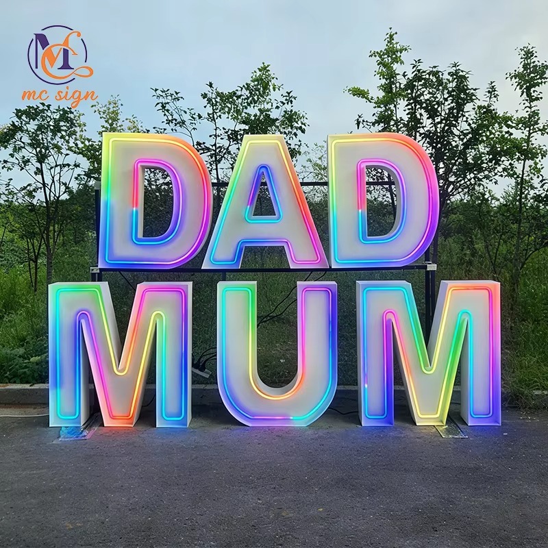 Event Party Supply Rental - Freestanding LED Sign Board 4ft Marquee