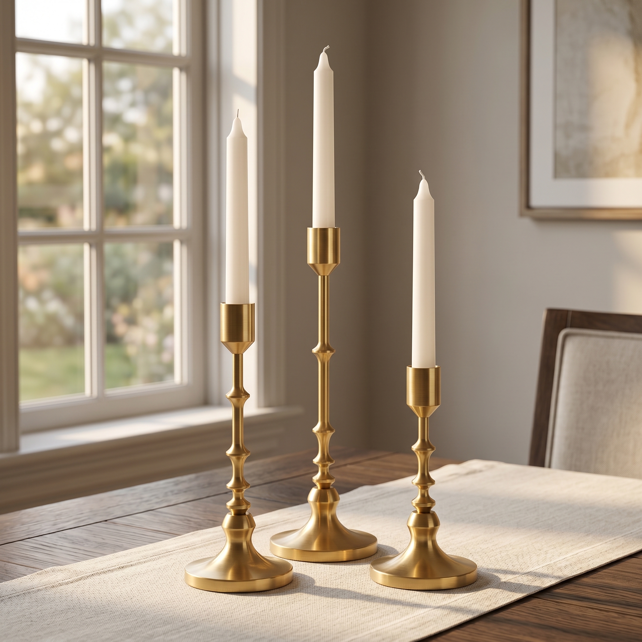 Centerpiece Stick - Unique Bullet Stem Metal Candle Holder