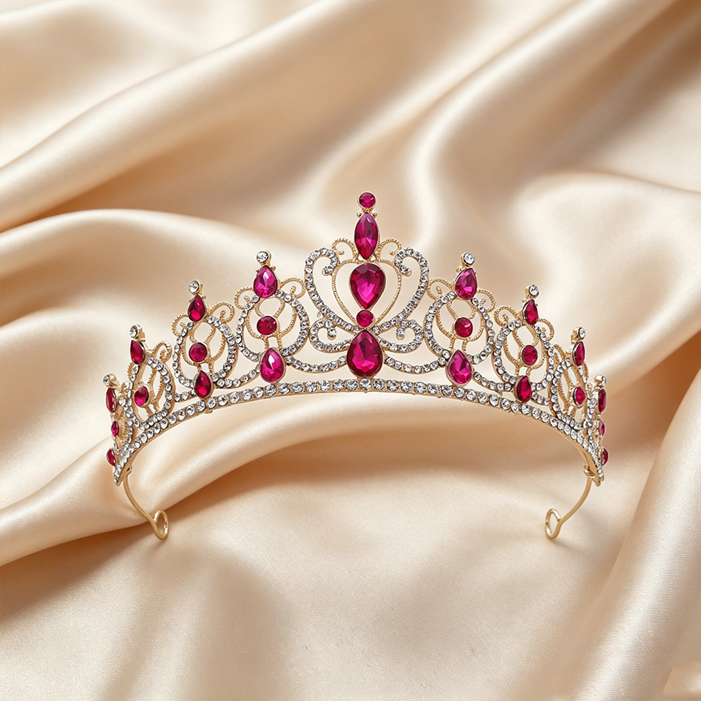 Supply Event - Luxury Vintage Gold Tiara Crown Elegant