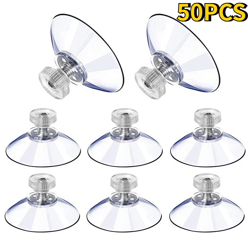 Plastic Cup 50Pcs - 5/50pcs 25/32/41mm Round Strong Transparent Suction