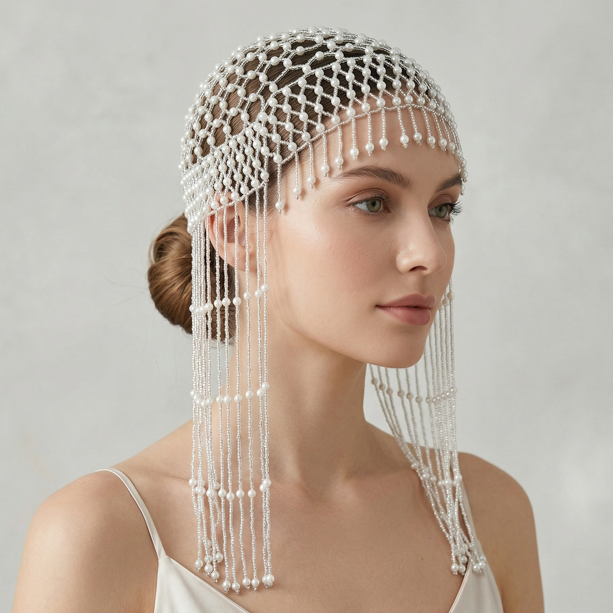 Luxury Pearls Beaded Headwrap  - đánh giá và giá Event Suppliers