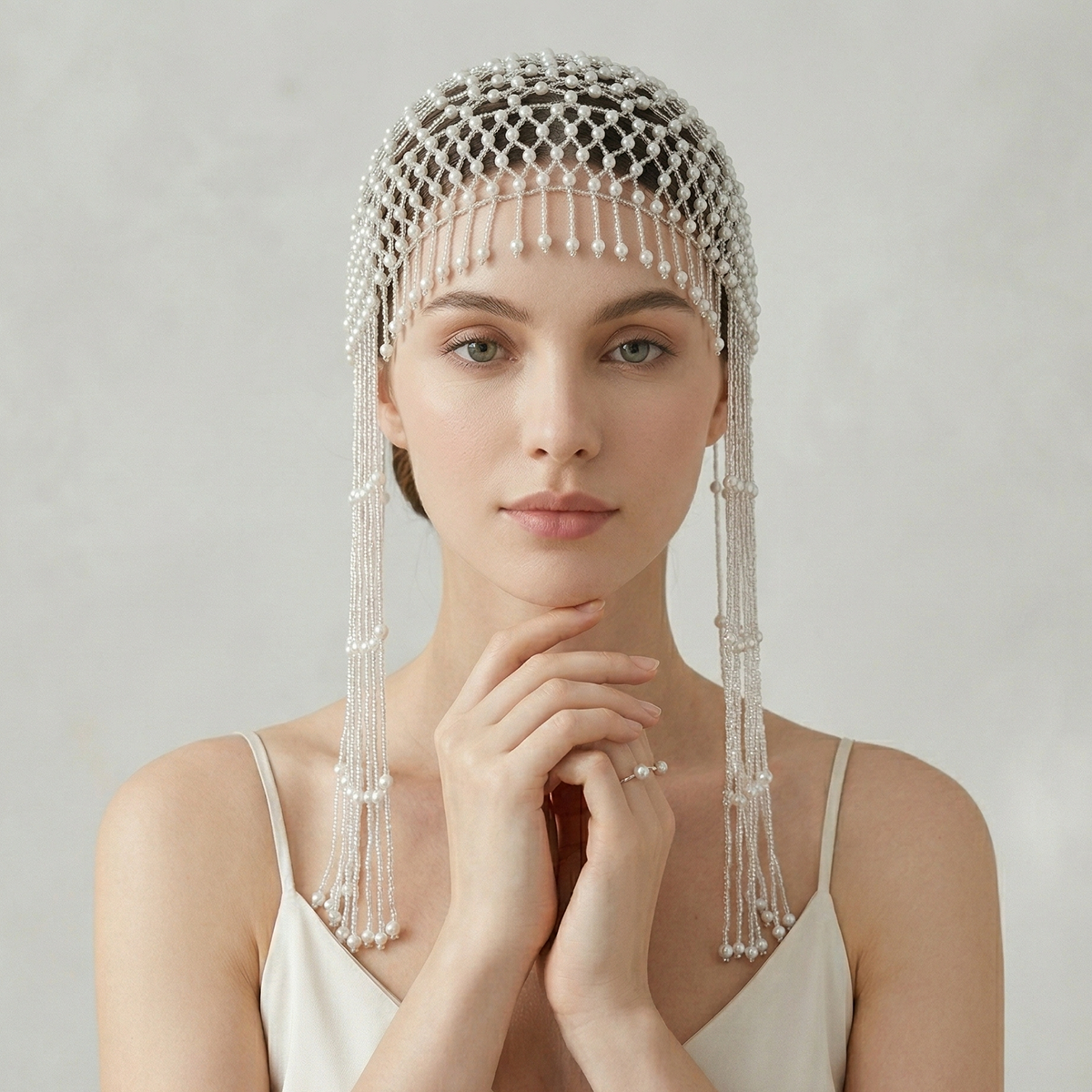 Luxury Pearls Beaded Headwrap  - đánh giá và giá Event Suppliers