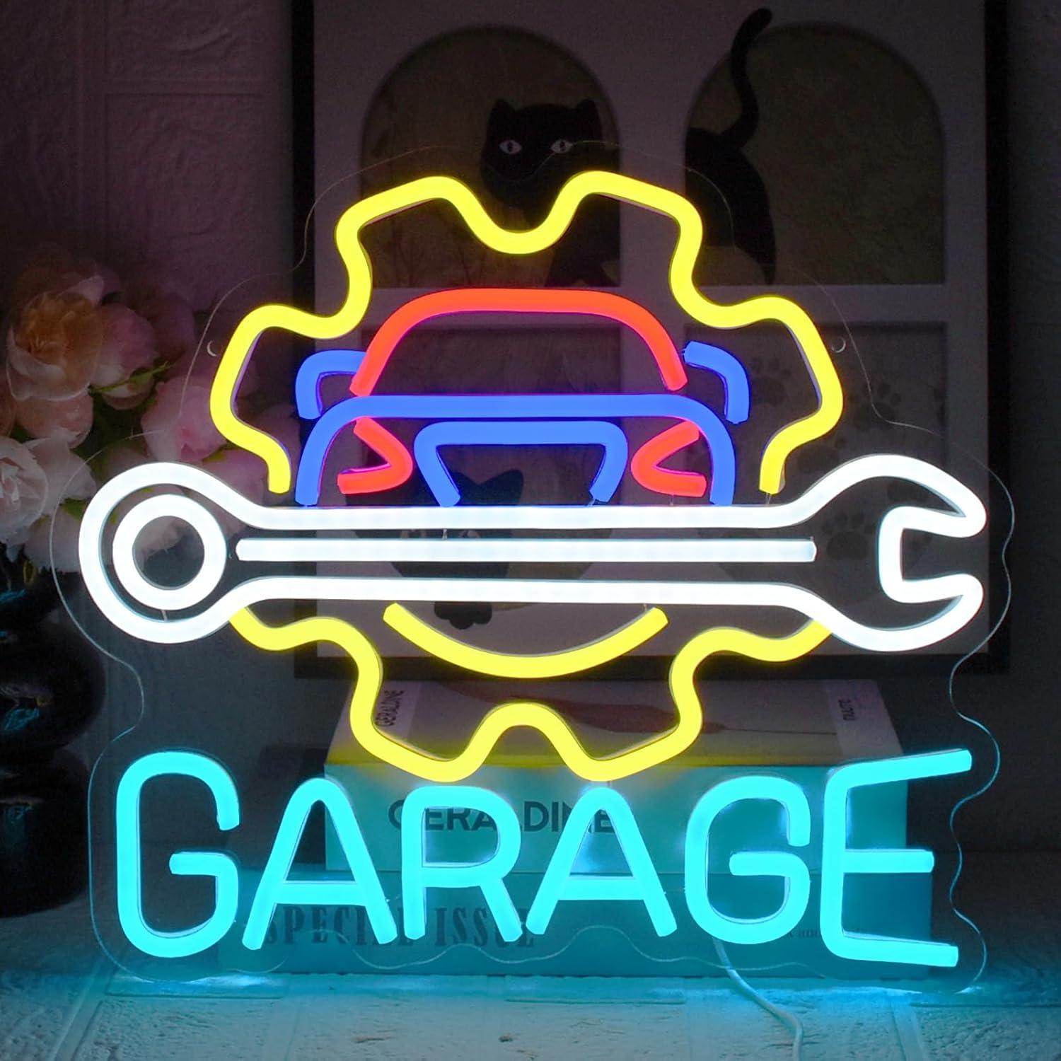 Garage Neon Sign USB Powered L - đánh giá và giá Neon Sign Party