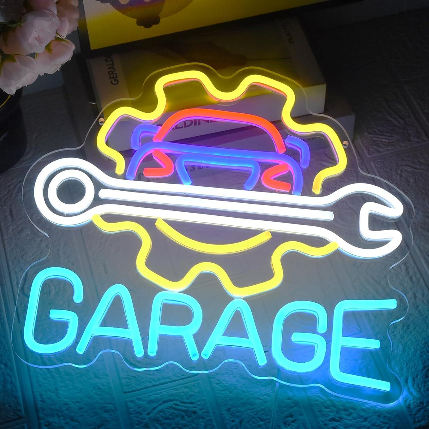 Garage Neon Sign USB Powered L - đánh giá và giá Neon Sign Party
