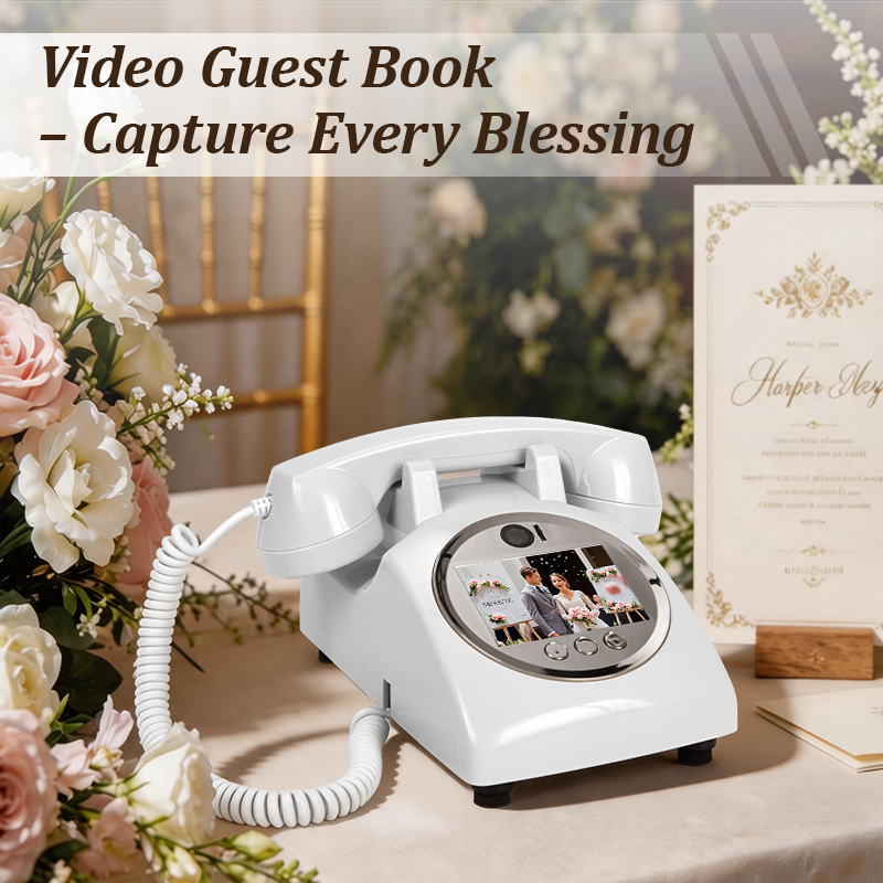 Audio Guestbook Wedding Phone  - đánh giá và giá Event Party Supply Rental