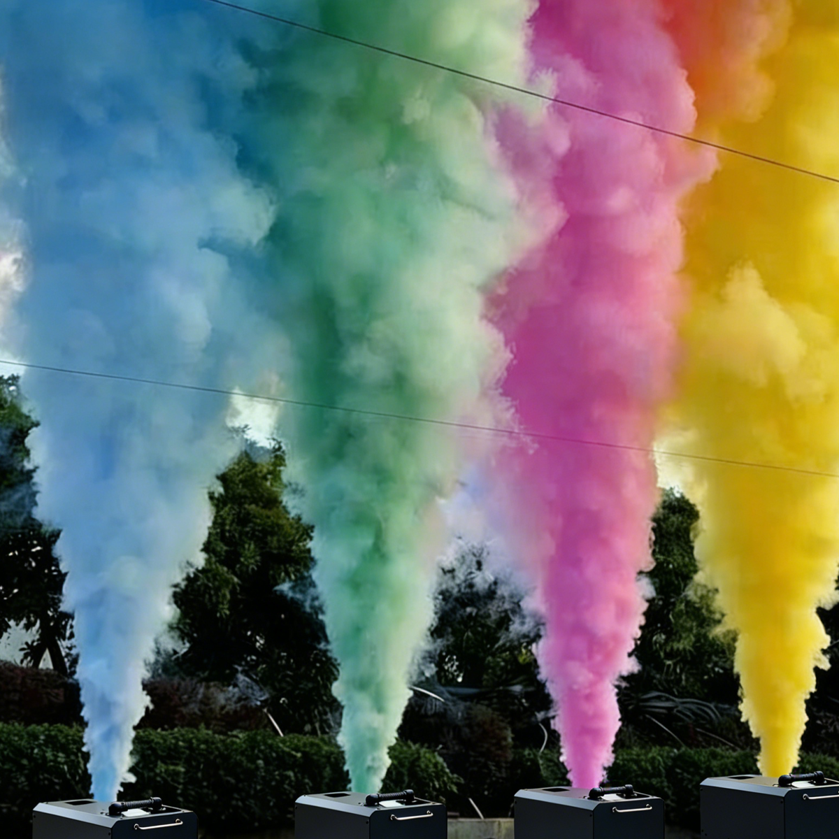Color Fog Smoke Machine Stage  - đánh giá và giá Event Party Dj