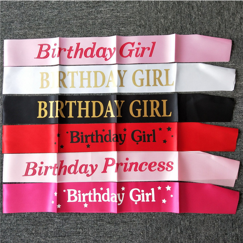 Birthday Girl Ribbons Shoulder - đánh giá và giá Birthday Sash Glitter