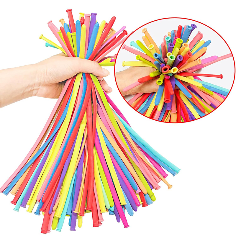 50~200pcs Spiral Balloons Colo - đánh giá và giá Balloon Pump Hand