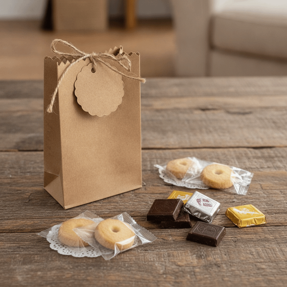 Multi-functional Retro Kraft P - đánh giá và giá Party Favor Bag