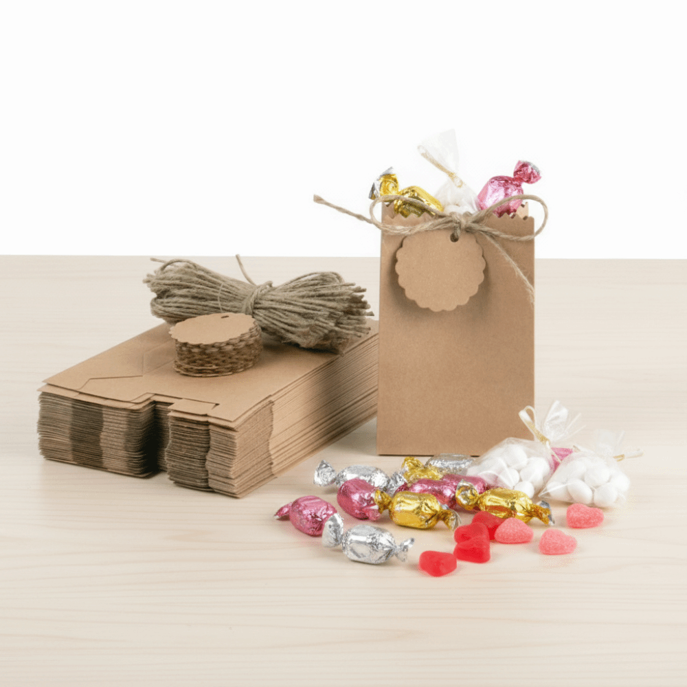 Multi-functional Retro Kraft P - đánh giá và giá Party Favor Bag