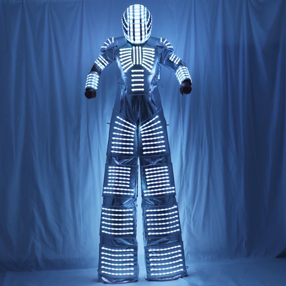 Adult LED Robot Costume Lumino - đánh giá và giá Event Party Dj
