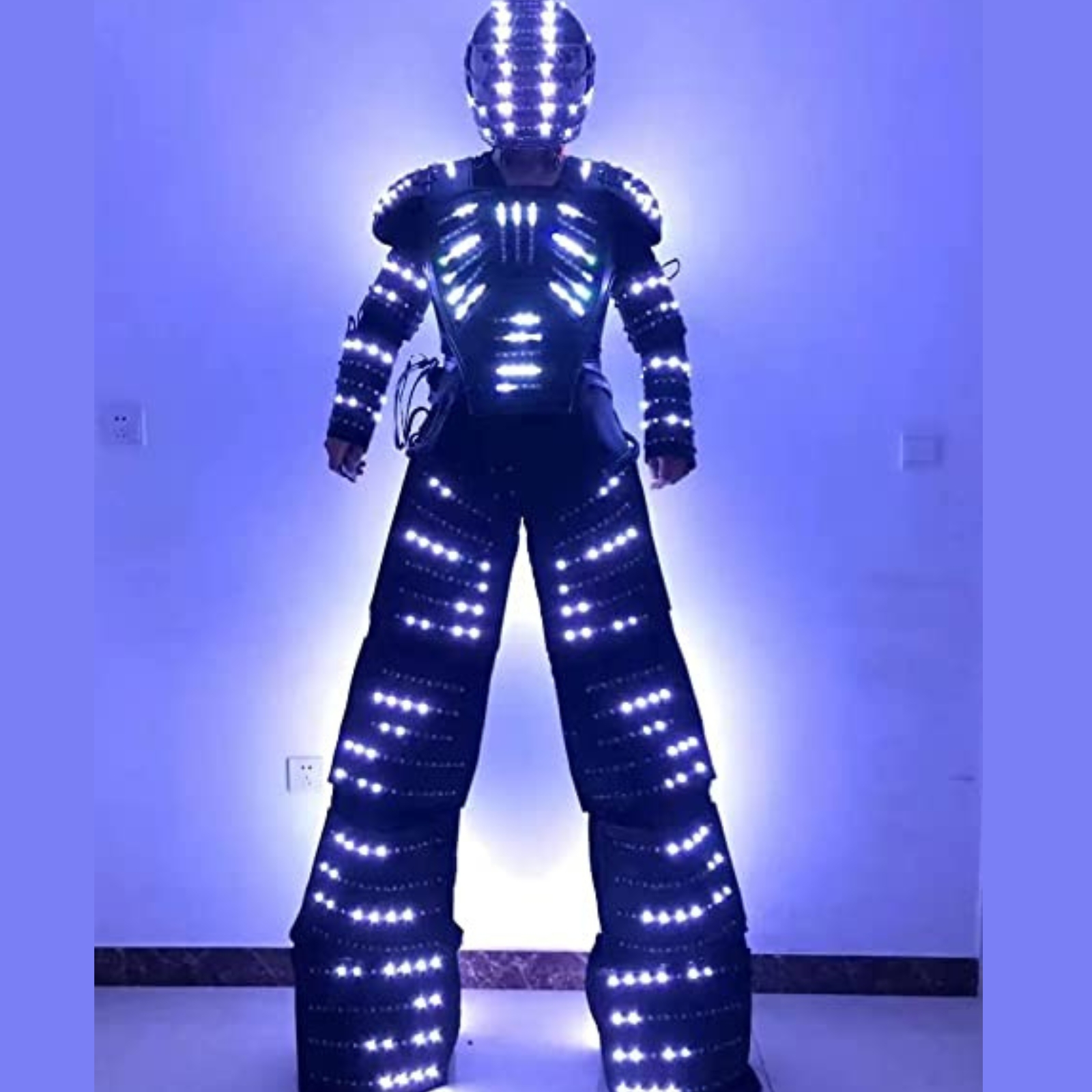 Adult LED Robot Costume Lumino - đánh giá và giá Event Party Dj
