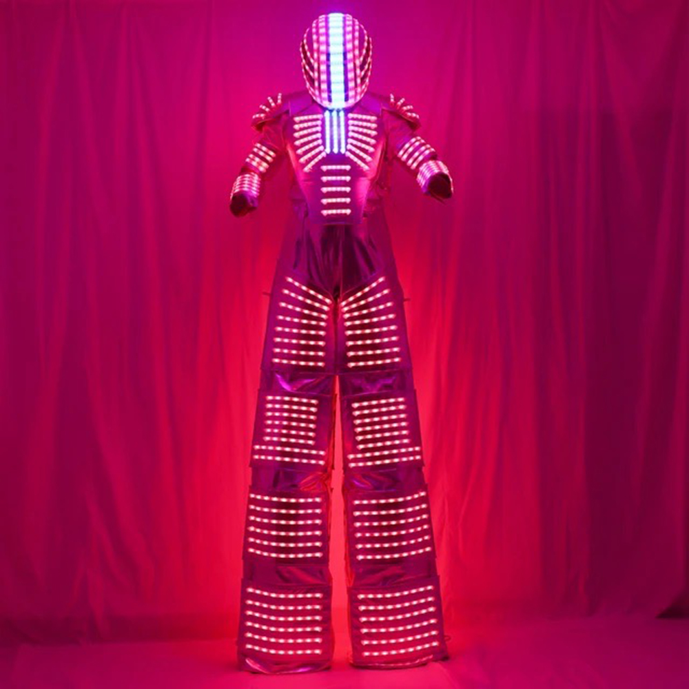 Adult LED Robot Costume Lumino - đánh giá và giá Event Party Dj