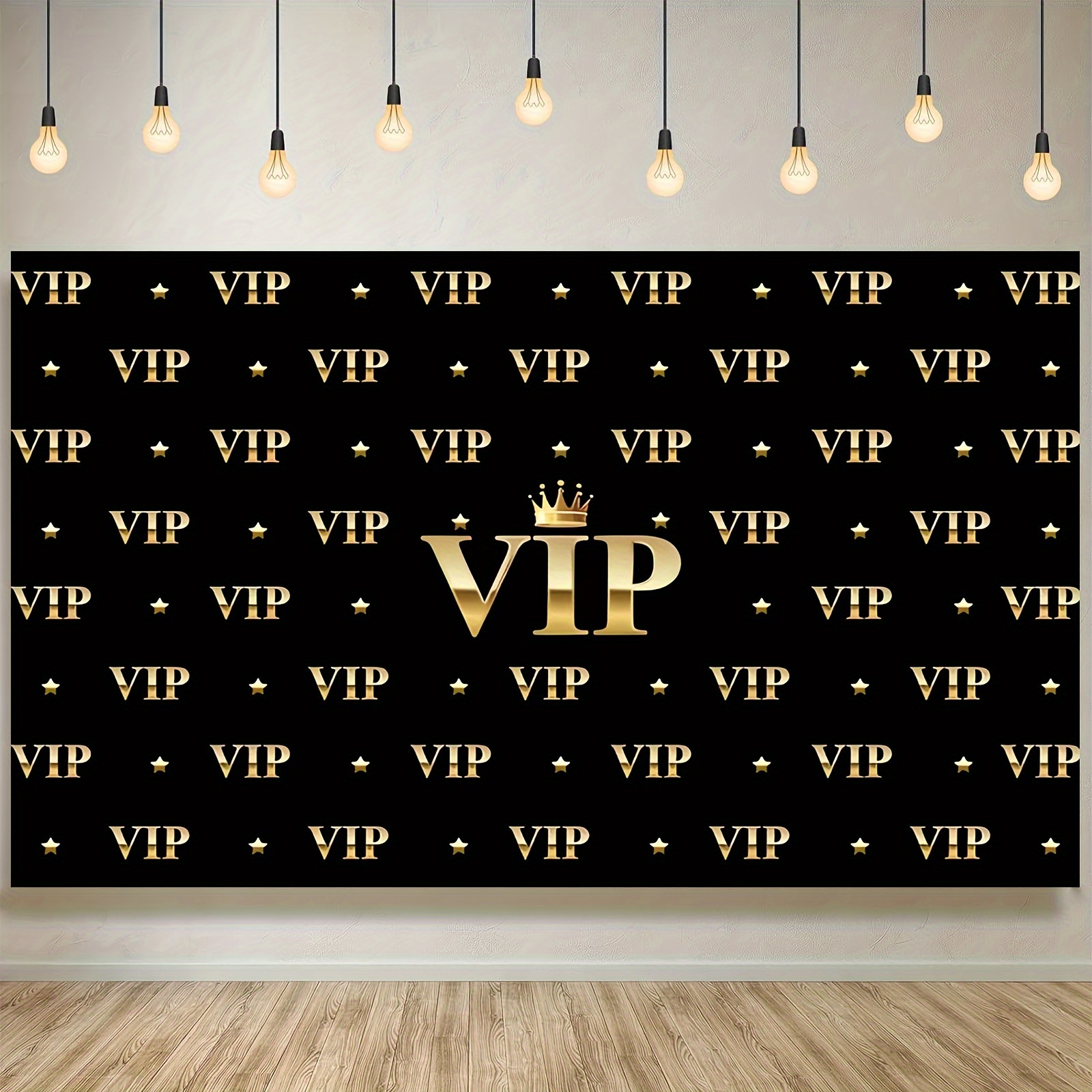 VIP Royal Crown Black Gold Tap - đánh giá và giá Party Banner Gold