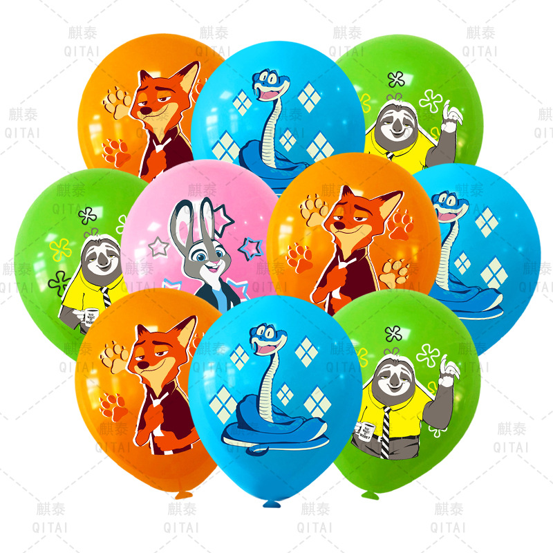 New Zootopia Balloons Wild Ani - đánh giá và giá Supply Event