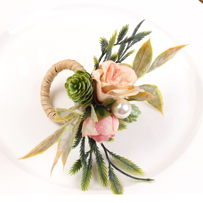 Napkin Rings Holder Rose & Pin - đánh giá và giá Party Event Supplier