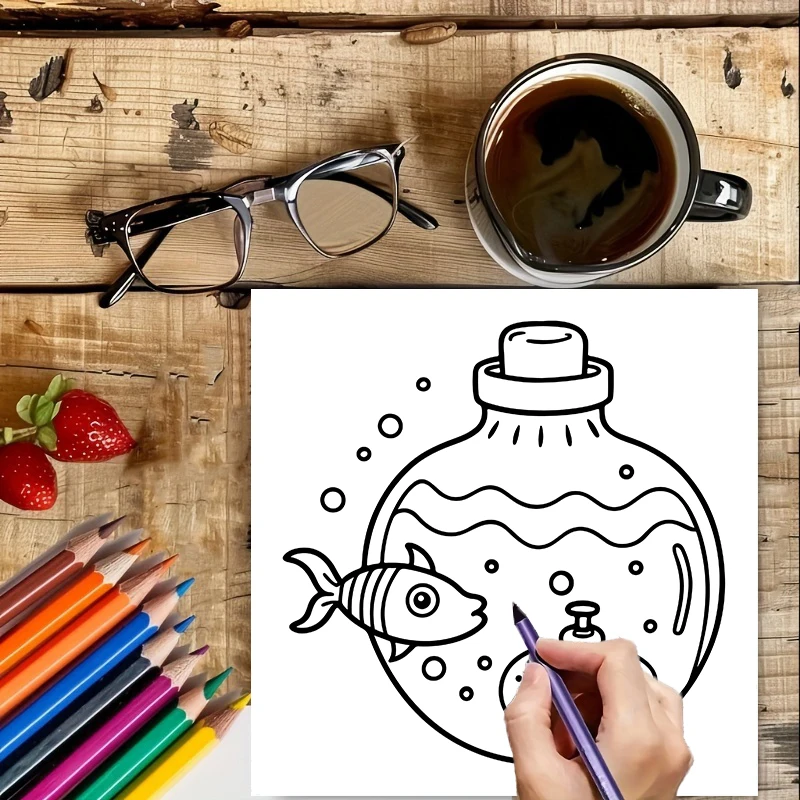 Coloring Book Magic Jar for Ad - đánh giá và giá Supply Event