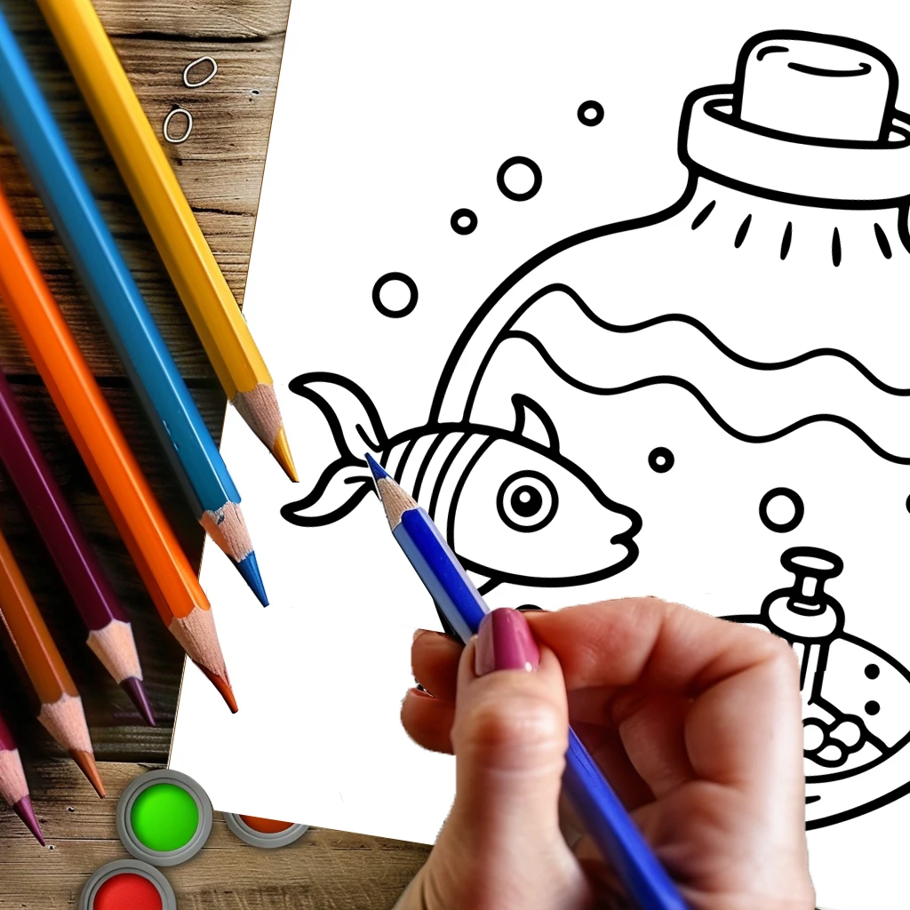 Coloring Book Magic Jar for Ad - đánh giá và giá Supply Event