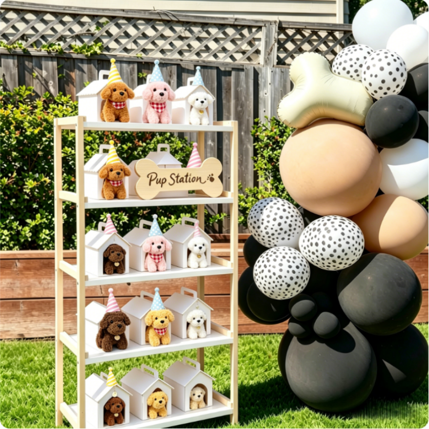 8-24Set Teddy Dogs DIY Adopt A - đánh giá và giá Event Party