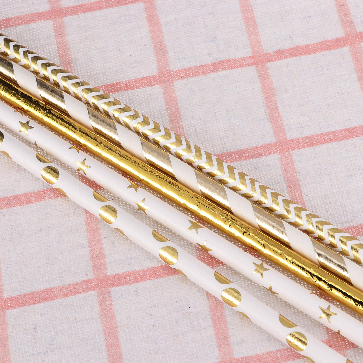 50Pcs Love Heart Paper Straws  - đánh giá và giá Paper Straw Color