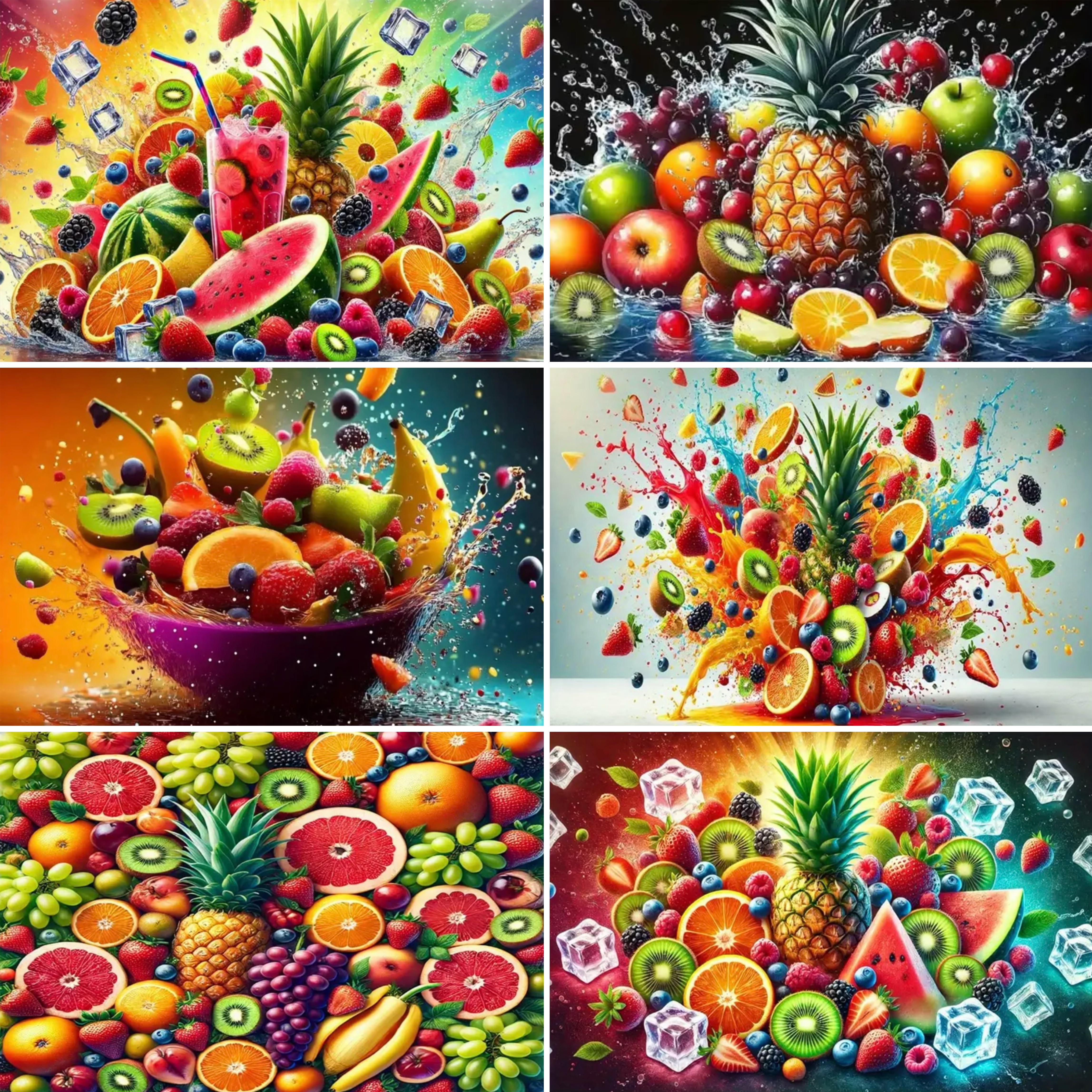 3D Colorful Fruit Party Decora - đánh giá và giá Party Event Supply Store