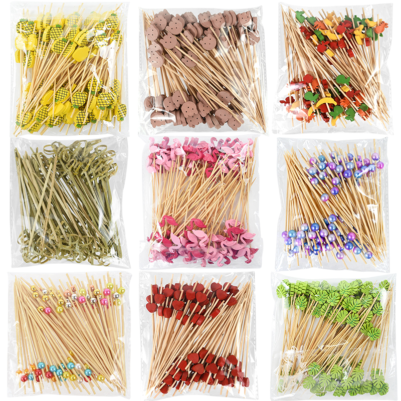 100Pcs Disposable Bamboo Skewe - đánh giá và giá Centerpiece Stick