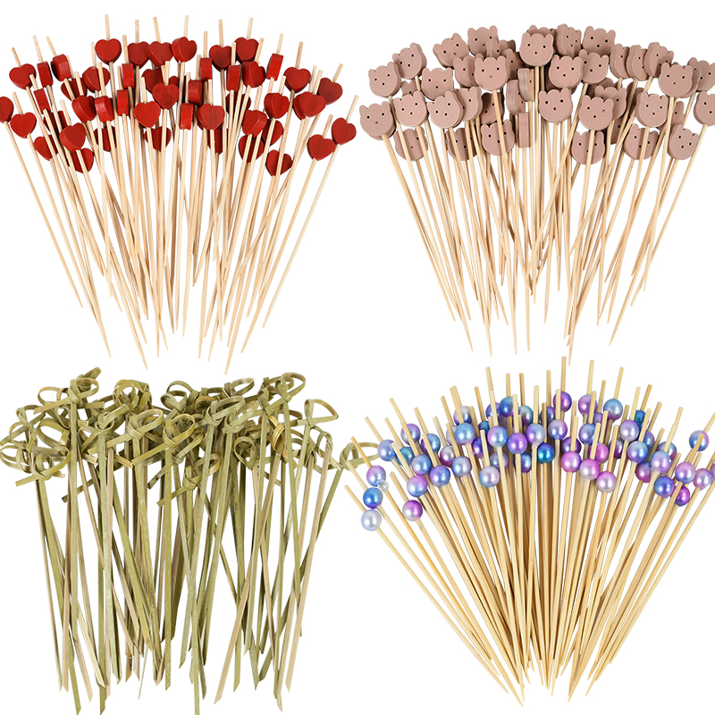 100Pcs Disposable Bamboo Skewe - đánh giá và giá Centerpiece Stick