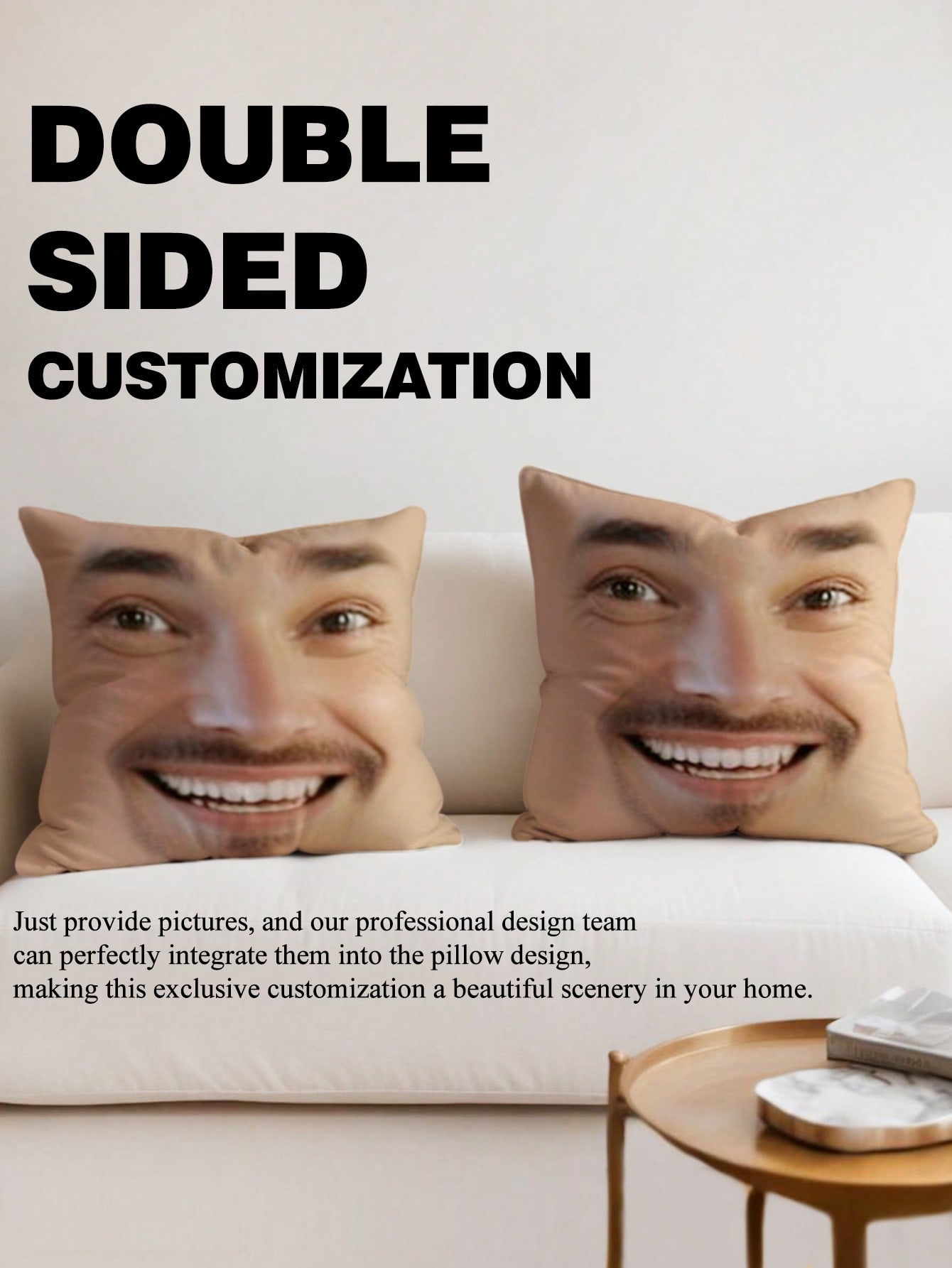 1pc Custom Face Square Pillow  - đánh giá và giá Eve Party