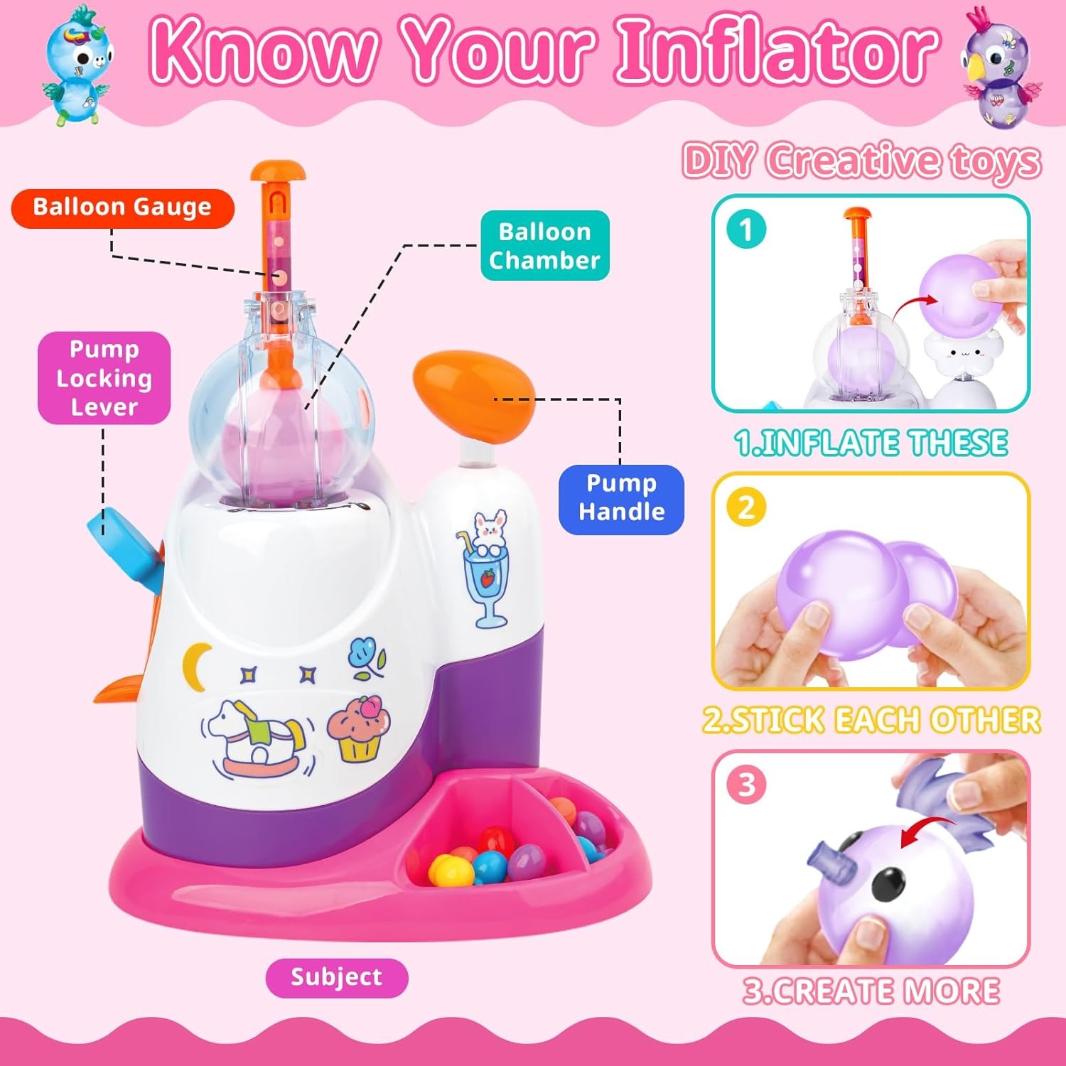 DIY Balloon Animal Kit with Pu - đánh giá và giá Balloon Pump Hand