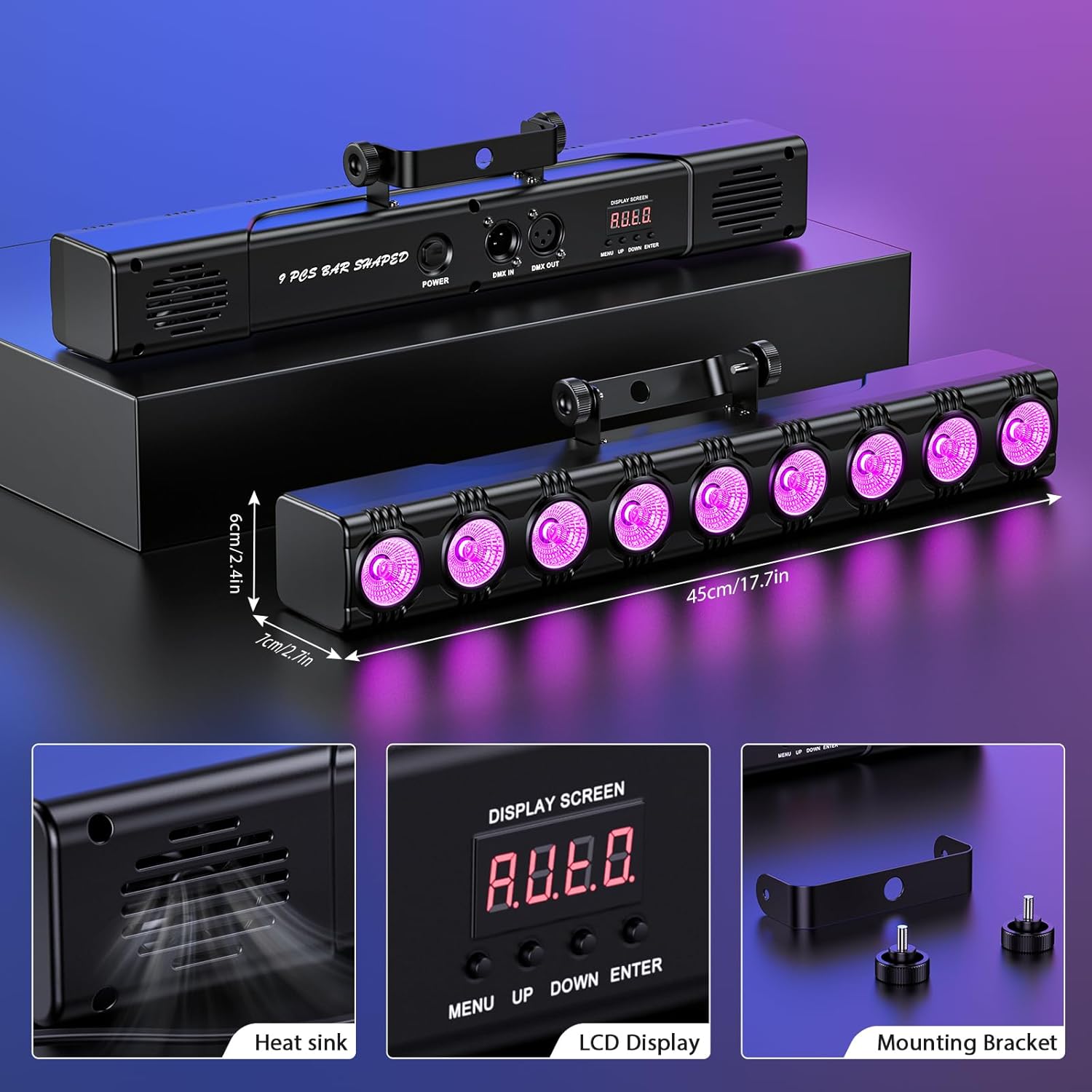 36W RGB Wall Washer Flood Ligh - đánh giá và giá Event Party Dj