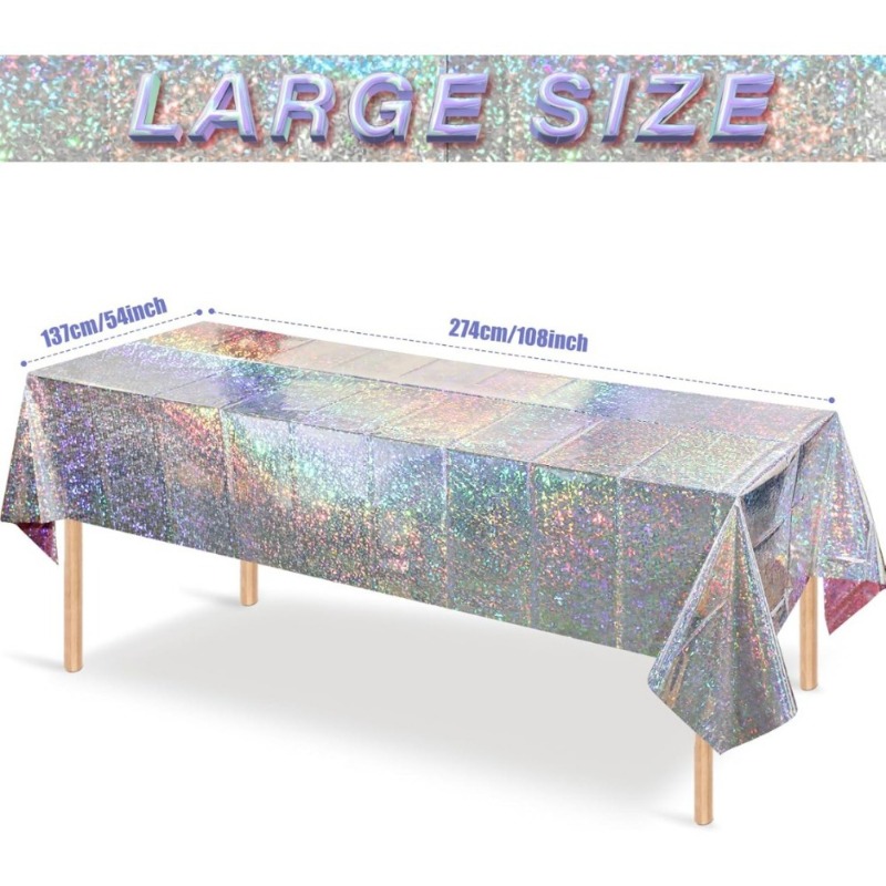 1PC Disposable Tablecloth PE W - đánh giá và giá Table Cloth Disposable