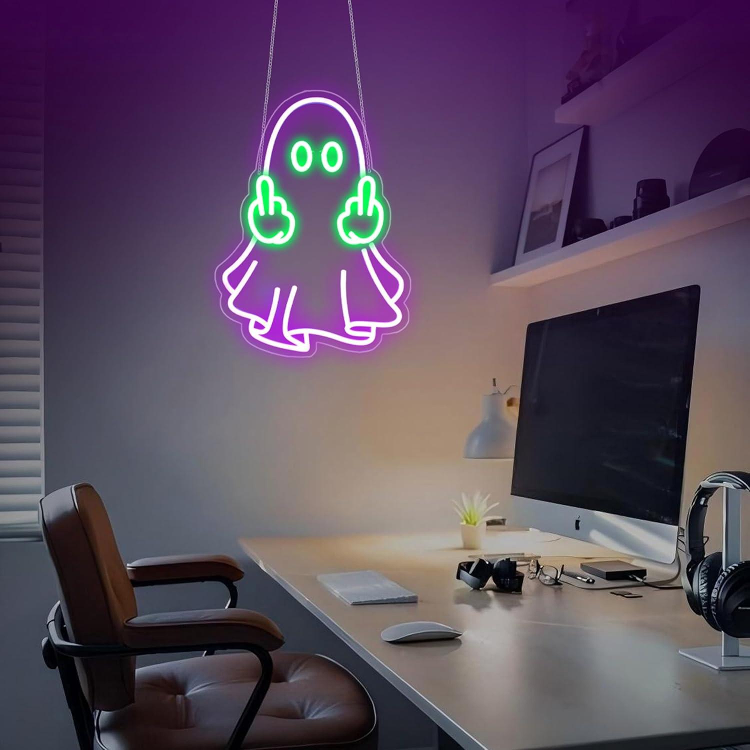 Ghost Neon Sign USB Powered LE - đánh giá và giá Neon Sign Party