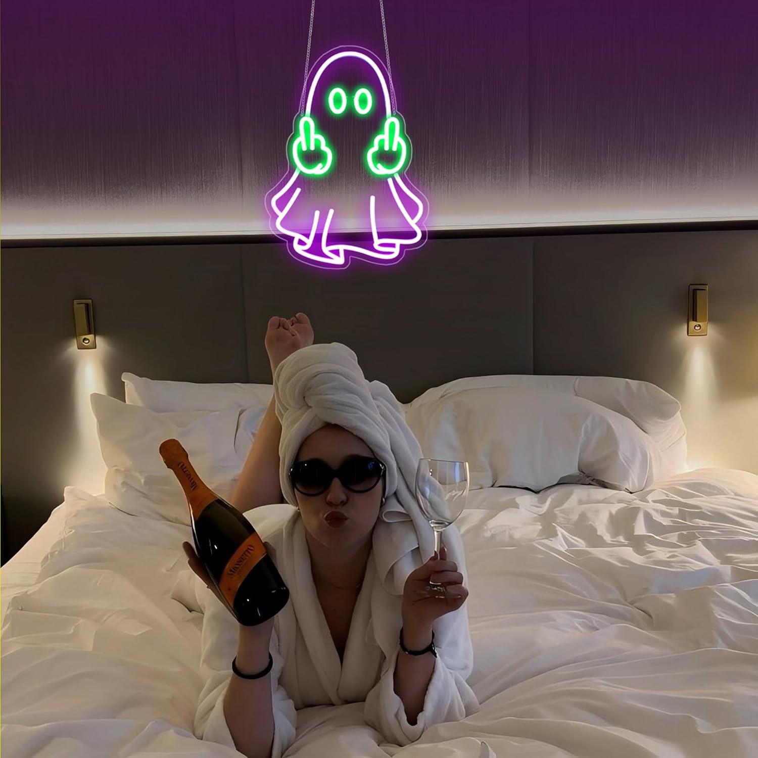 Ghost Neon Sign USB Powered LE - đánh giá và giá Neon Sign Party