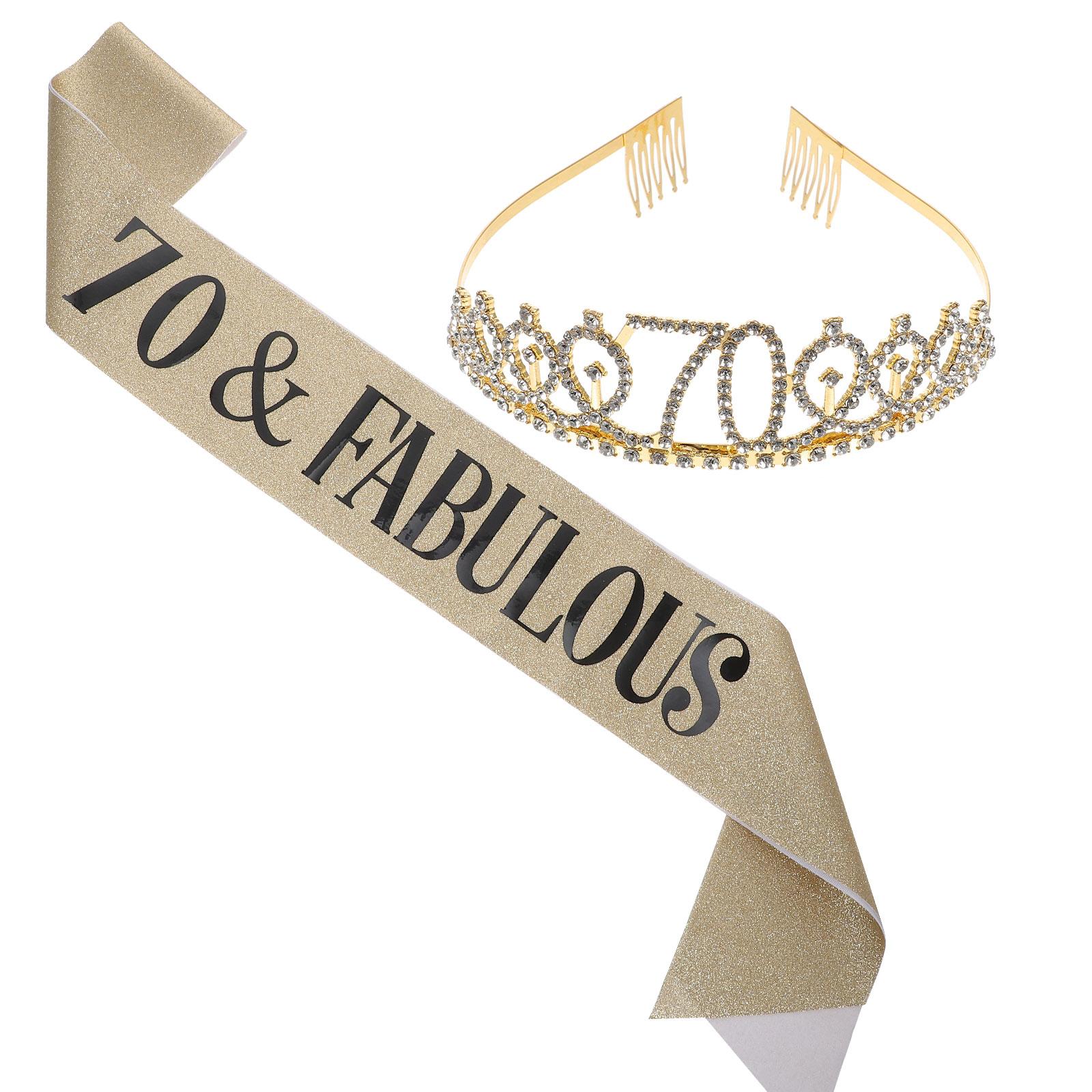 Glitter Sash Birthday Crown Se - đánh giá và giá Birthday Sash Glitter
