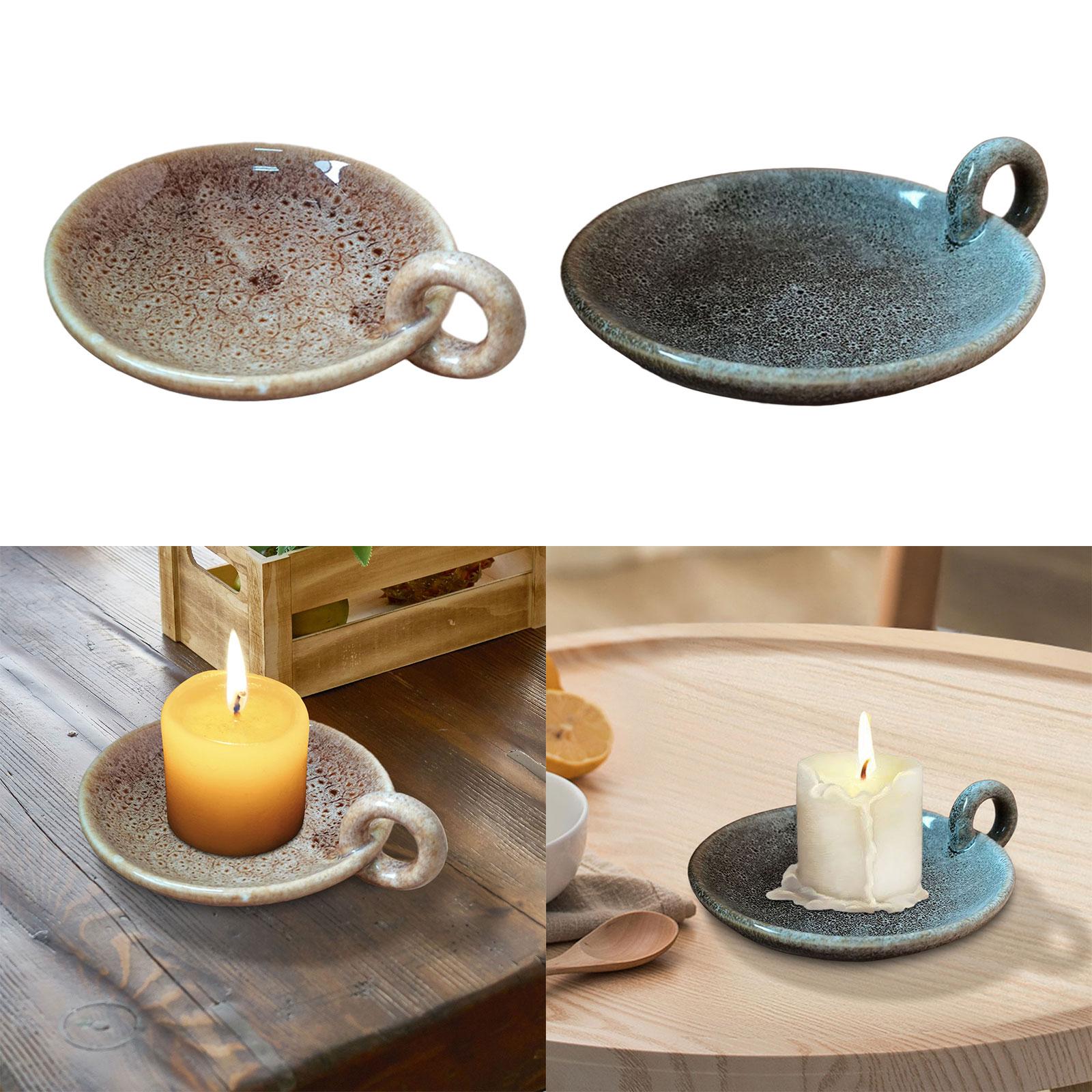 Ceramic Candle Plate with Hand - đánh giá và giá Centerpiece Stick