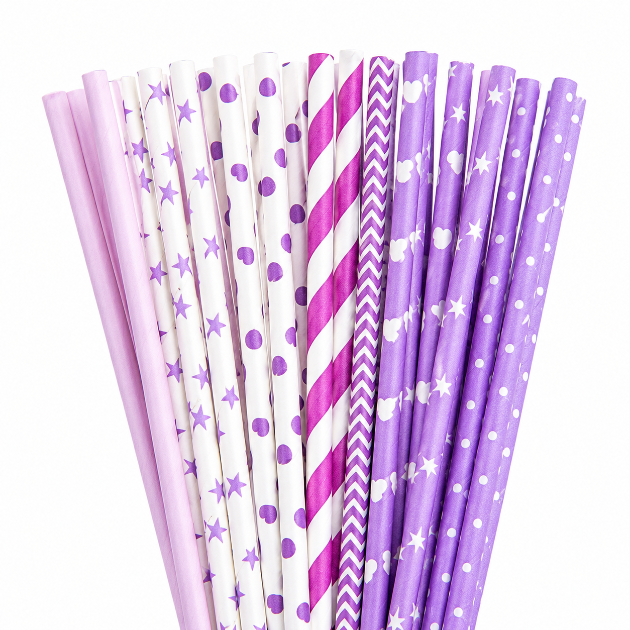 25pcs Colorful Patterned Paper - đánh giá và giá Paper Straw Color