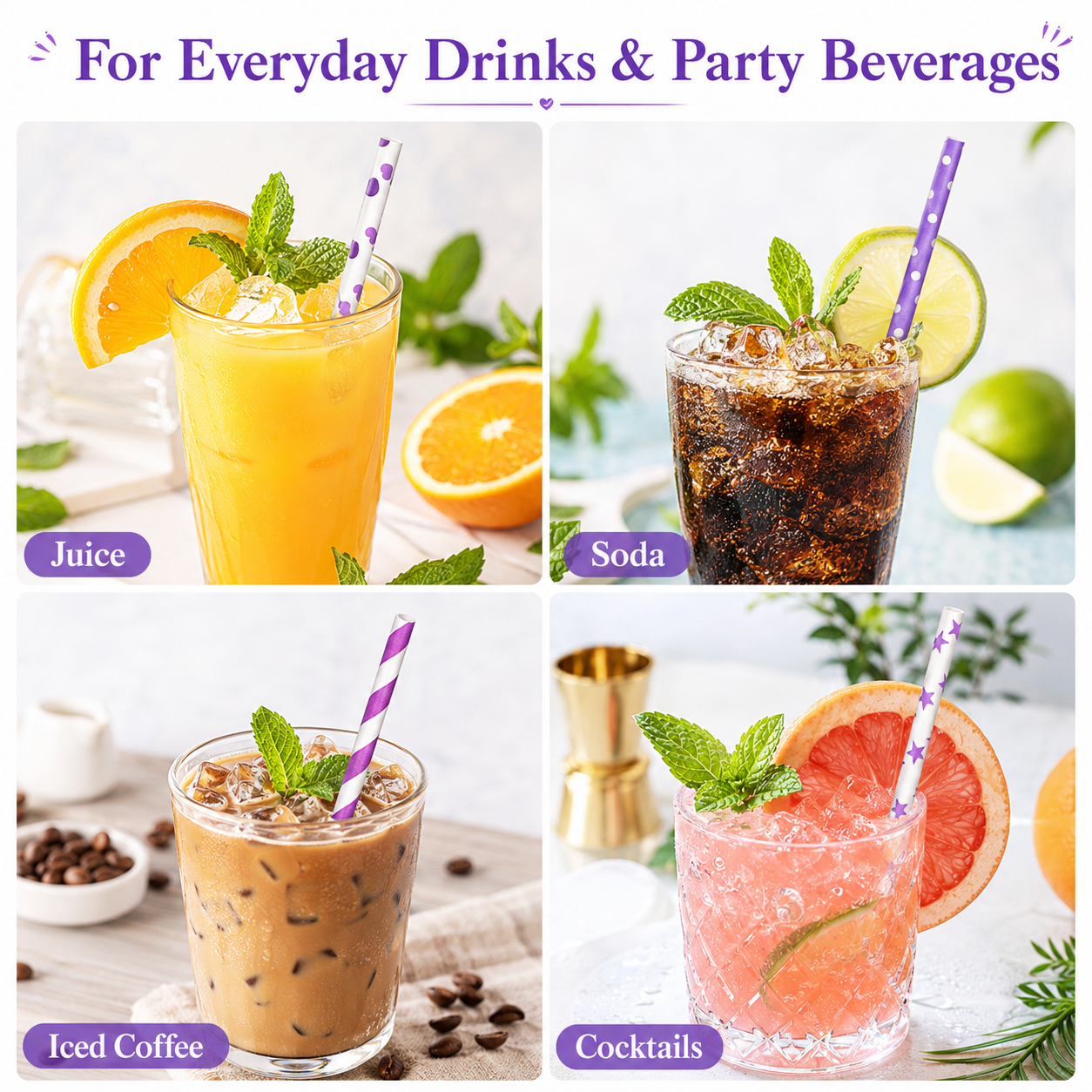 25pcs Colorful Patterned Paper - đánh giá và giá Paper Straw Color
