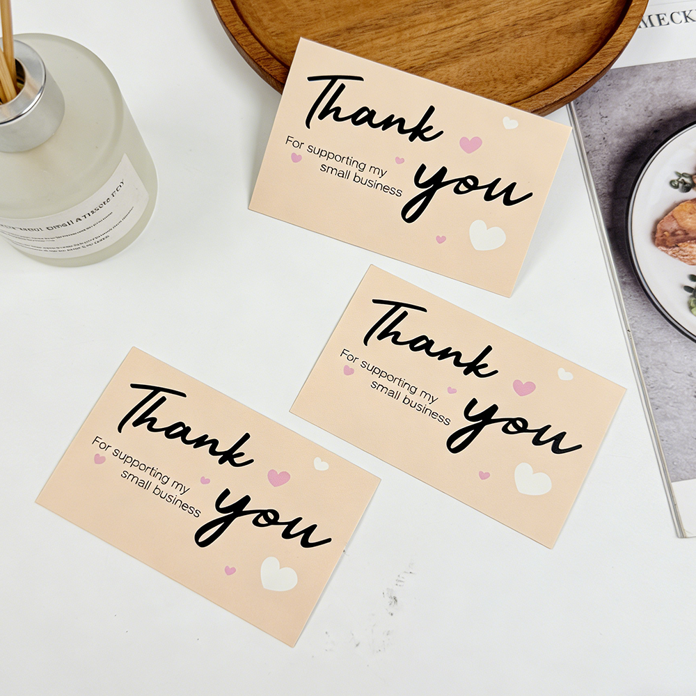 50/100pcs Thank You Cards, for - đánh giá và giá Party Event Supply Store