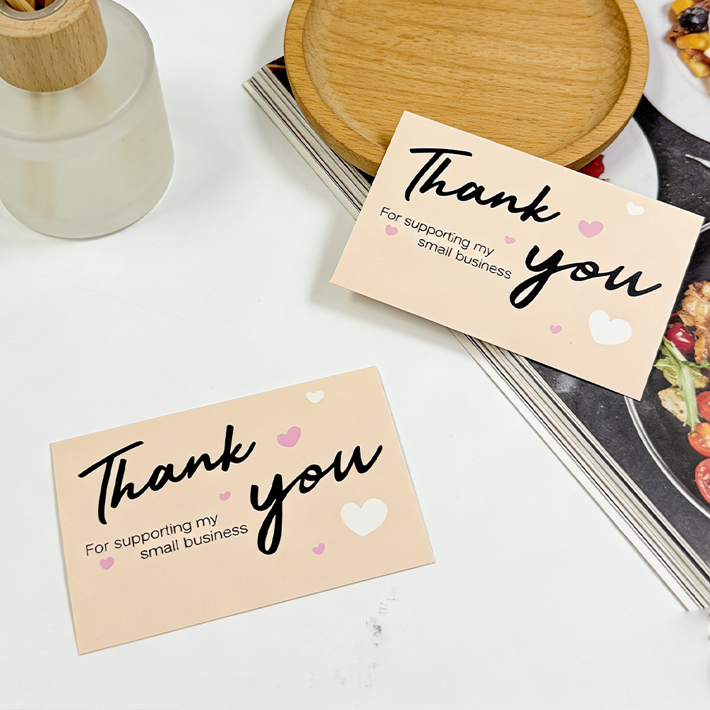 50/100pcs Thank You Cards, for - đánh giá và giá Party Event Supply Store