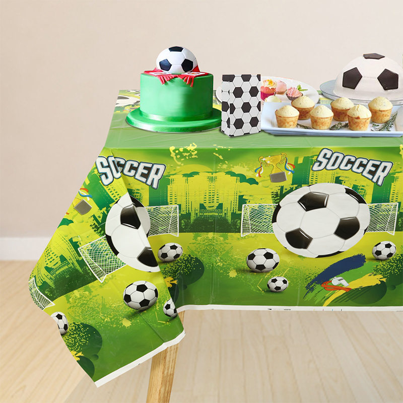 Soccer Theme Disposable Tablec - đánh giá và giá Table Cloth Disposable