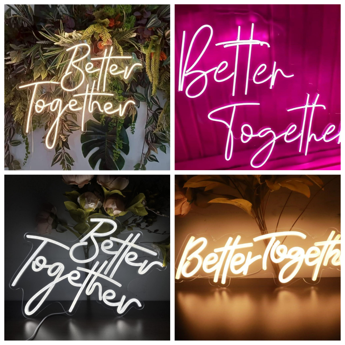 Better Together Neon Sign USB  - đánh giá và giá Neon Sign Party