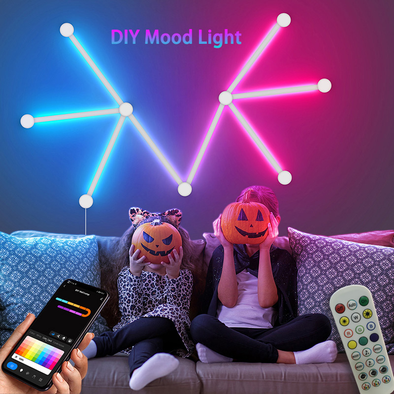 Smart RGB Wall Lamp, Bluetooth - đánh giá và giá Neon Sign Party