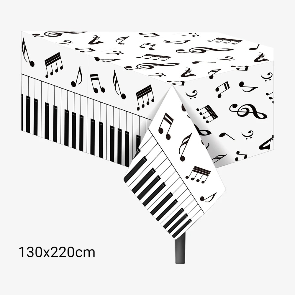 1pc Musical Note Tablecloth Di - đánh giá và giá Table Cloth Disposable
