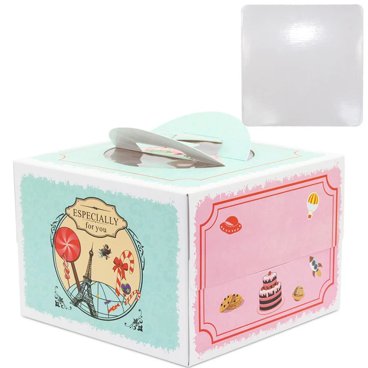 5pcs 8inch cake box with windo - đánh giá và giá Party Event Supplier