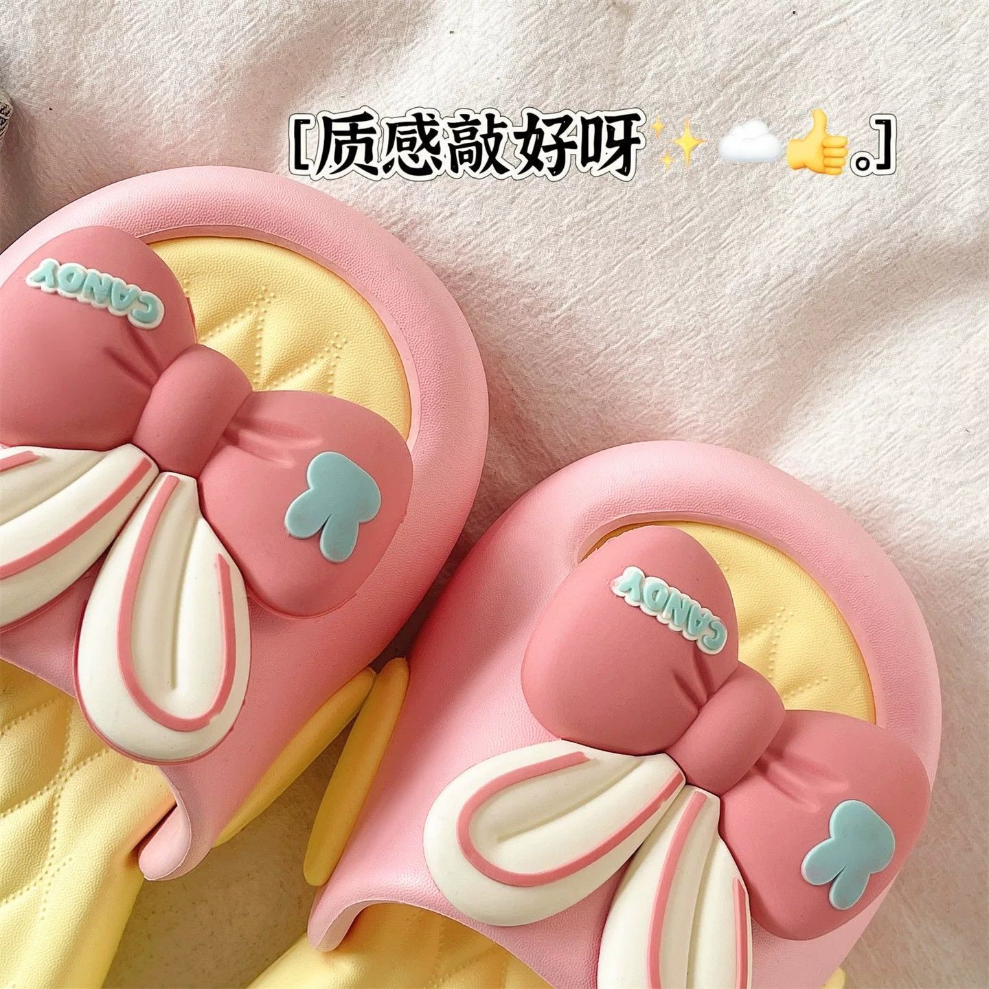 Cute Bow Rabbit Ear Platform S - đánh giá và giá Cotton Candy Cone