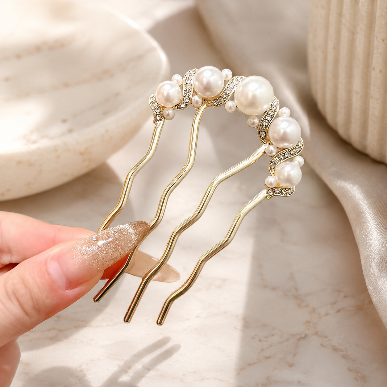 Korean Pearl Hair Fork for Wom - đánh giá và giá Event Suppliers