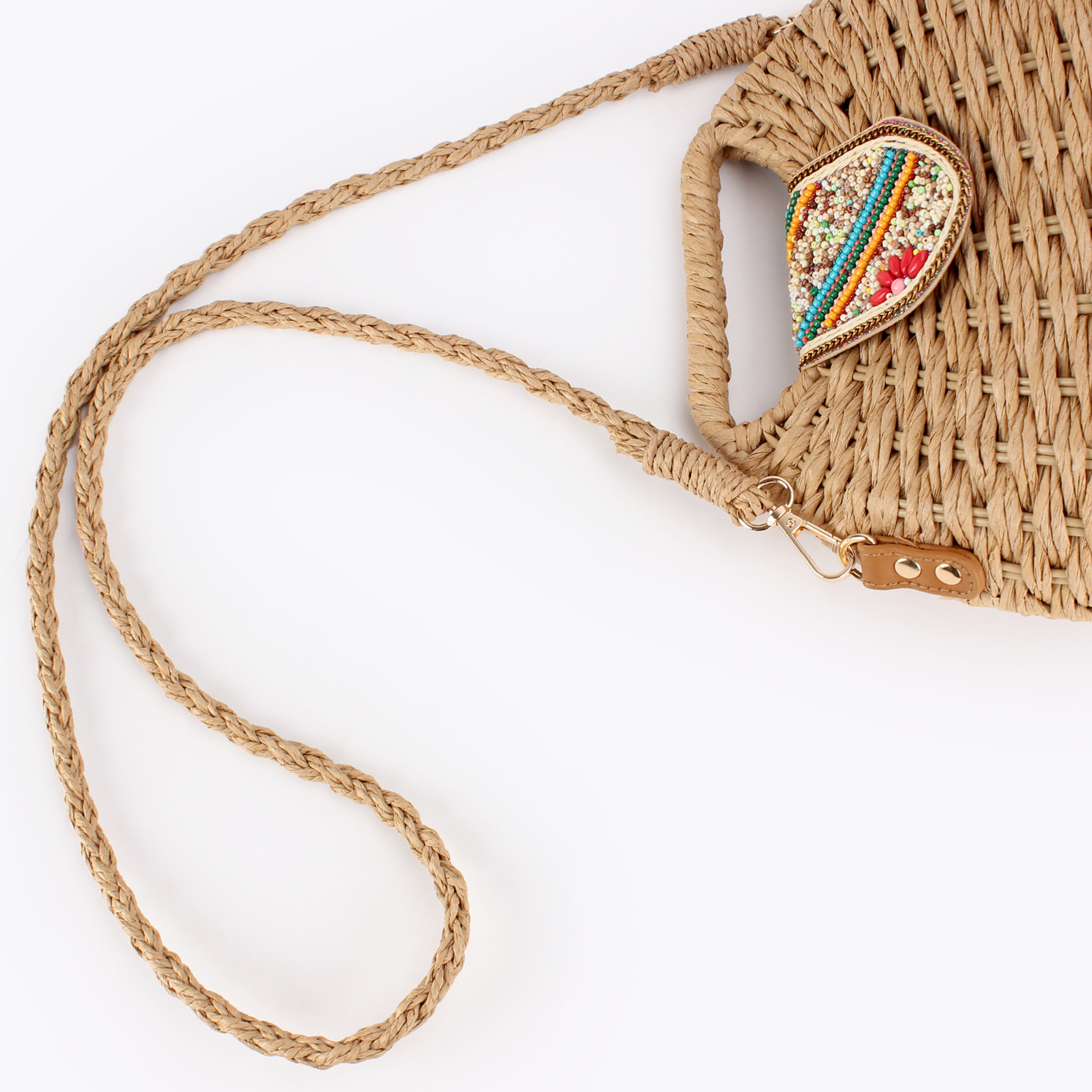 Color Beads Women Handbags Han - đánh giá và giá Paper Straw Color