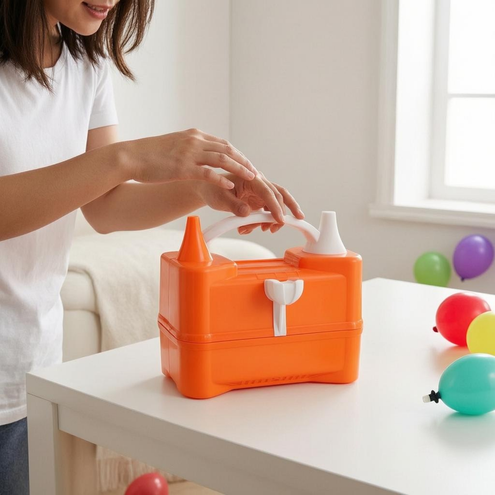 Electric Balloon Pump Dual Noz - đánh giá và giá Balloon Pump Hand