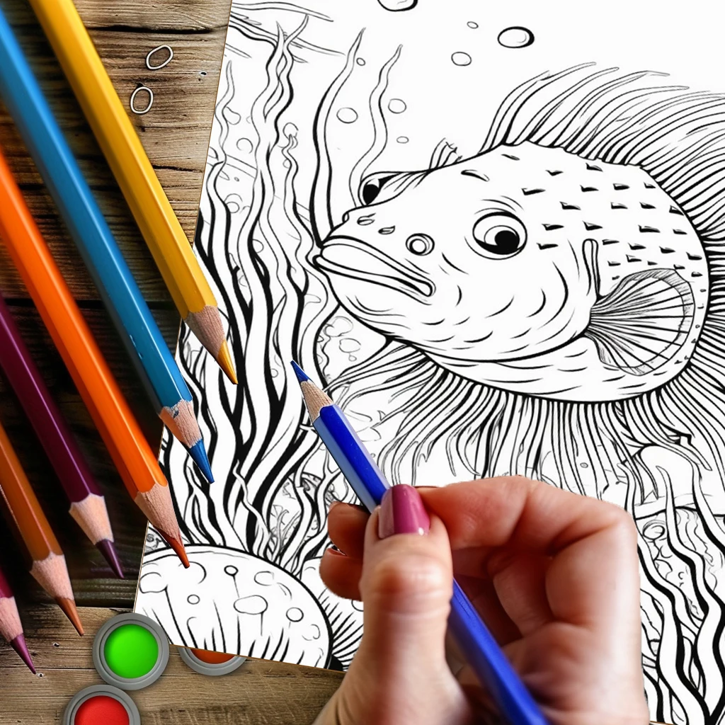 Summer Underwater Coloring Boo - đánh giá và giá Supply Event